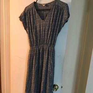 Lucky brand blue maxi dress
